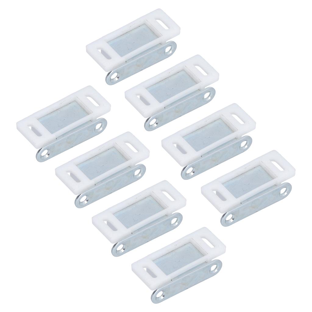 8 Set Stainless Steel Magnetic Door Catch Cupboard Closet Cabinet Door Damper Buffer Furniture Accessories