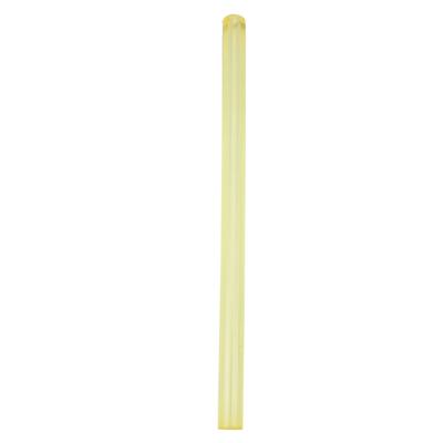 High Quality Polyurethane Round Hollow PU Rod Yellow 25mm  OD 8mm Bore 500mm Long