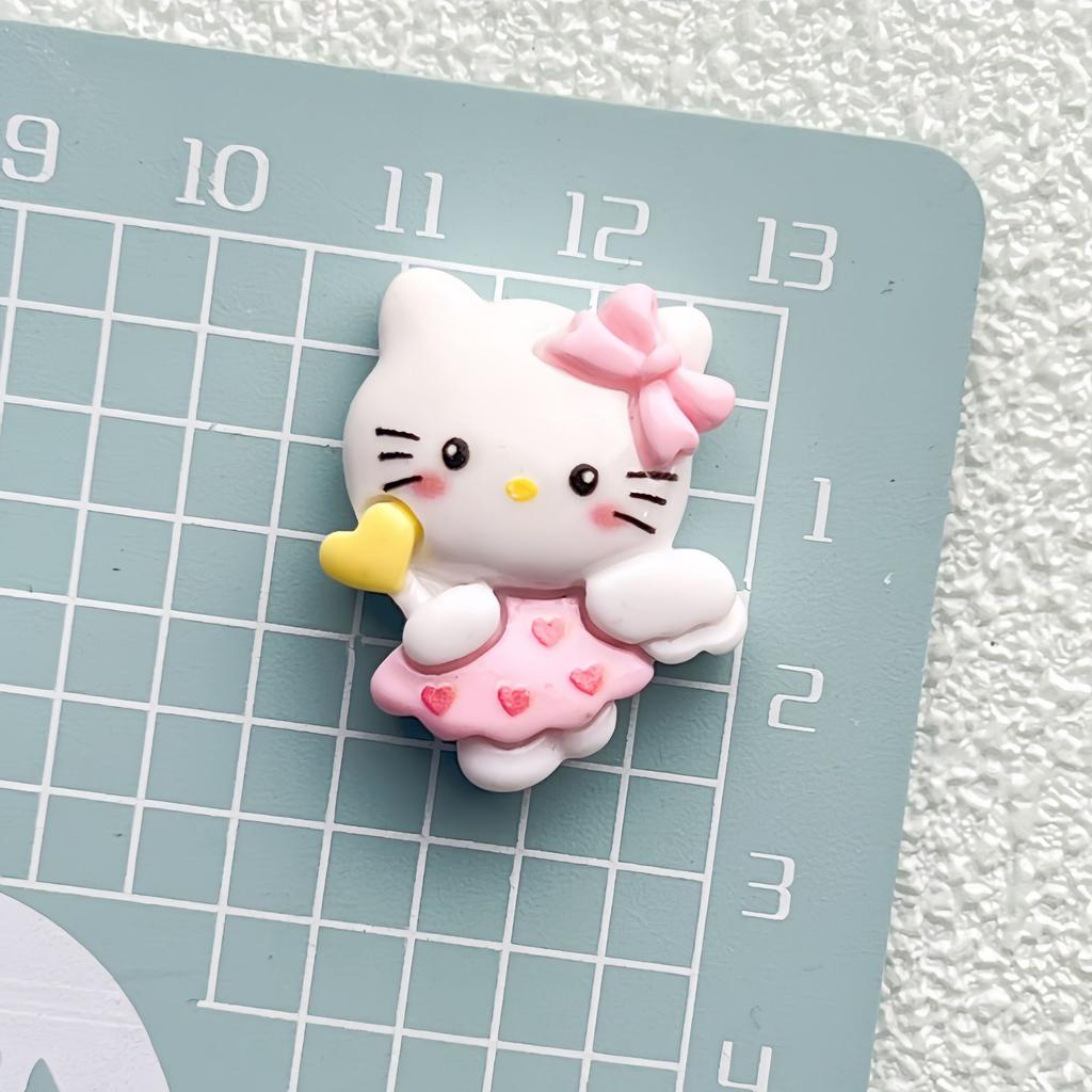 10/100PCS Cartoon Bright Face Love Angel DIY Cream Glue Resin Accessories Hair Clip Water Cup Materials Wholesale