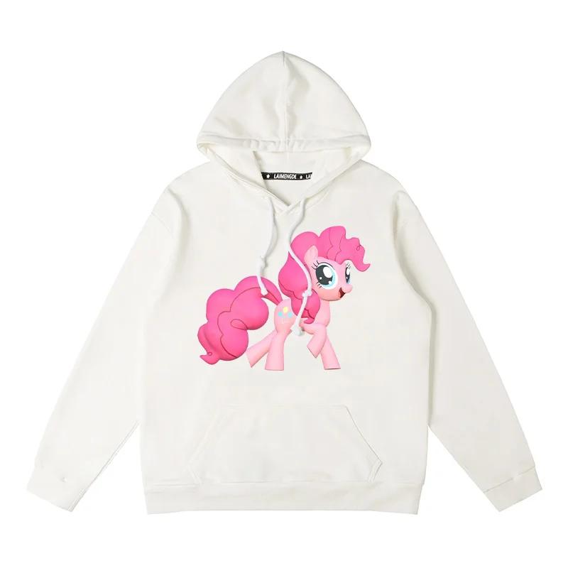 Hooded Sweater My Little Pony Clothes Casual Pinkamena Diane Pie Loose 2025 Comfortable Anime Women's Hoodie Multi-color Cartoon