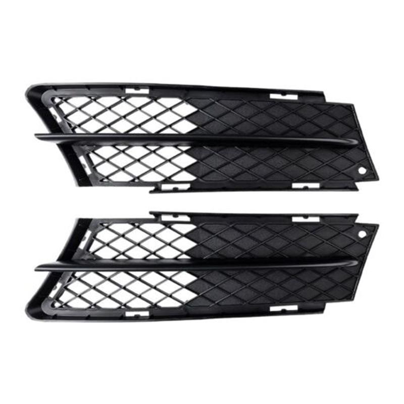 Front Bumper Fog Light Grilles For BMW 3 Series E90 Sedan E91 Wagon 335i 328i 328xi 325i Pre-facelift Models 2005 2006 2007