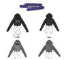 Girls' Sparkly Jazz Dance Long-Sleeve Outfit: Fashionable Street Dance T-shirt & Pants Set