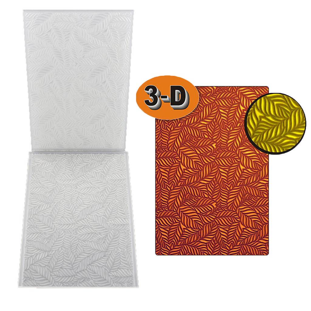 3d Embossing Folder Background Plastic Flower Stencil for Scrapbooking DIY Album Card Making Clay Jewelry Craft Decor