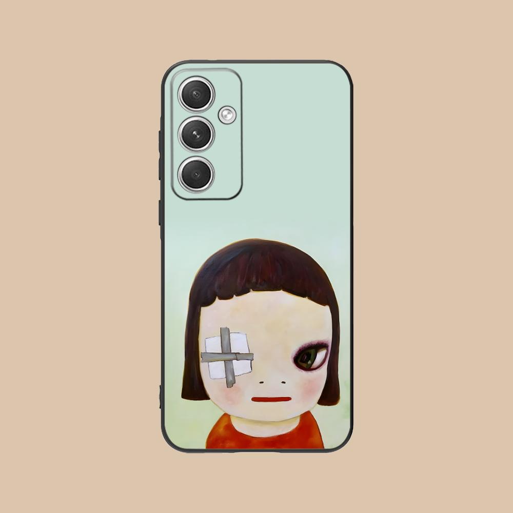 Anime Yoshitomo Nara Phone Case for Samsung Galaxy S26 S25 S24 S23 S22 S21 S20 Note20 Plus FE Ultra Colorful Cover Luxury Pretty