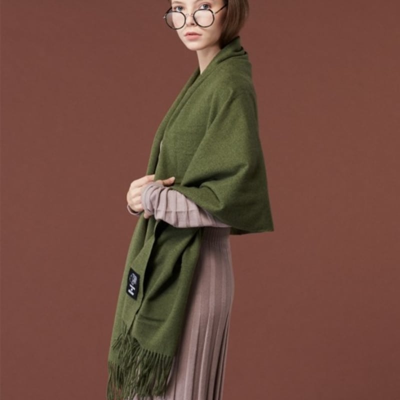 RECLOW Plain Muffler Khaki