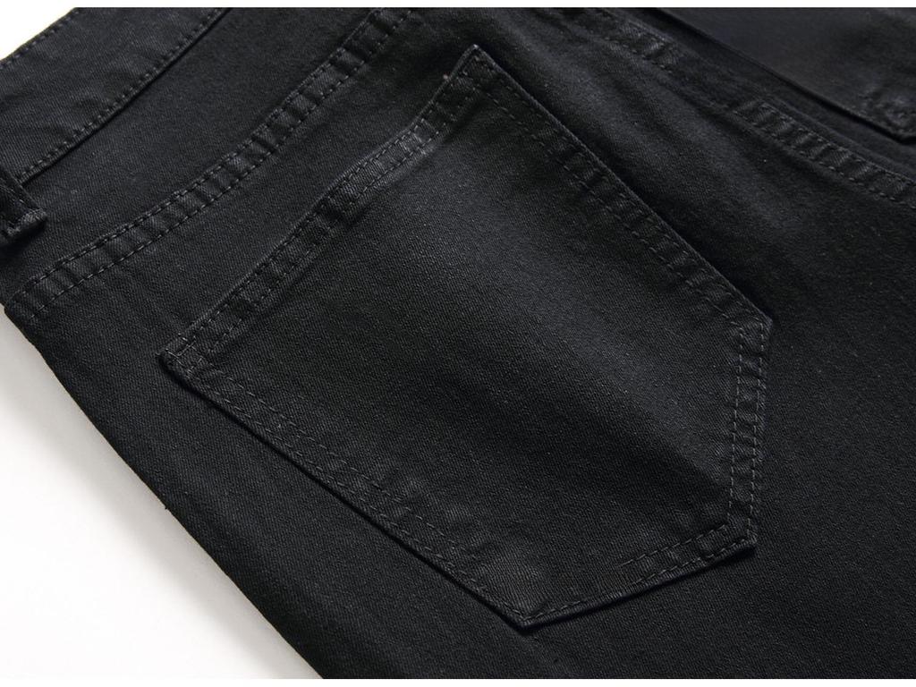 Pánské letní slim fit strečové džíny s dírami - Pět barev, trendy roztrhání na kolenou