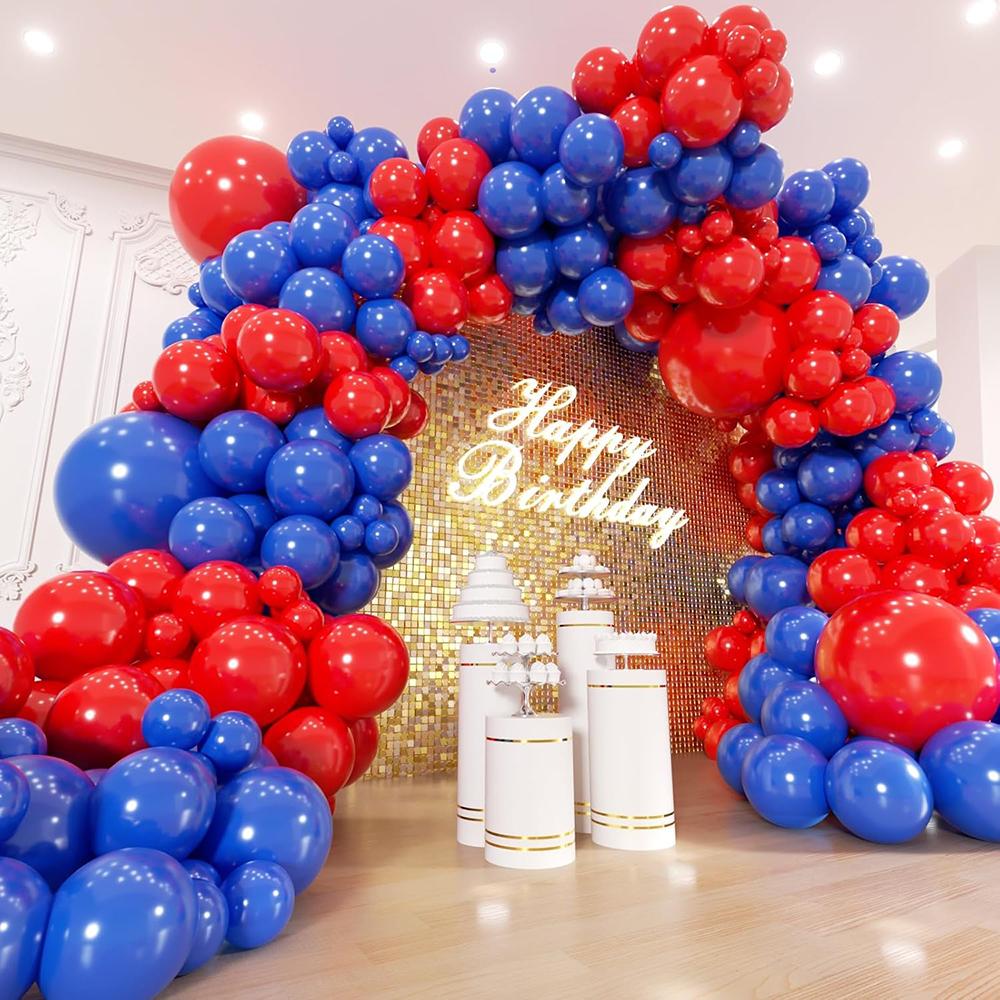 Independence Theme Balloons Set Red Royal Blue Ballon Garland Arch Kit Birthday Party Baby Shower Wedding Anniversary Decoration