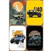 Classics Car FJ40 Series Best Land Cruiser 4wd Retro Poster Metal Sign Garage Club Indoor Room Wall Decor Custom Tin Home Decor