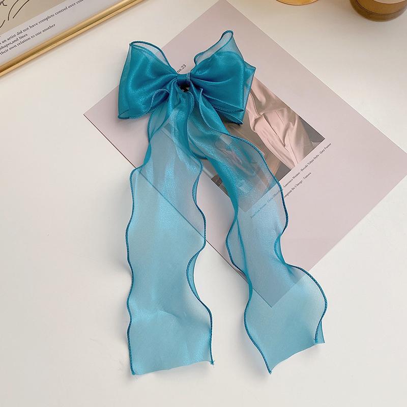 

Lystrfac New Style Lace Bow Long Ribbon Hairpin for Women Wild Cute Girl Hairclips Fashion Braid Hairgrips Hair Accessories