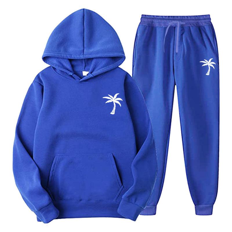 Unisex Sports Clothing New Fashion Popular Hooded Sweatshirt Adults Set