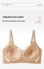 Red & White Plaid Push-Up Bra: Enhances Size, Gathers Underarm Fat, Prevents Sagging