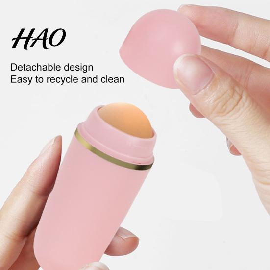 Volcanic Stone Oil Absorber Absorbent Roller Detachable Instant Results Shrink Pore Face Control Portable Absorbing for Woman