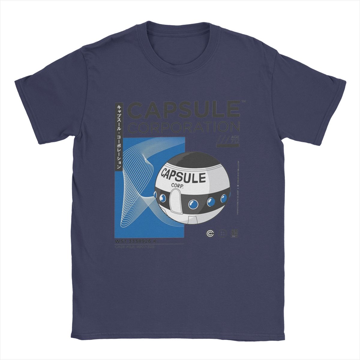 

Capsule Corp T Shirt Men s Pure Cotton Amazing T-Shirt O Neck Anime DBZing Tee Shirt Short Sleeve Clothing Printing 4XL