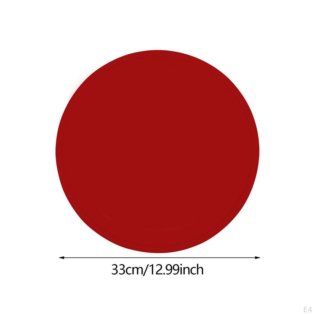 Silikon Pizza Teig Werf Backmatte 13 Zoll Robust Tragbar Pfanne Fliegender Pfannkuchen