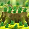 20 Stück Grüne Harz Mini Frosch Statuen - Niedliche Cartoon Garten Dekoration mit Ausdrucksstarken Augen, Langlebige Fee Innen und Außen DIY