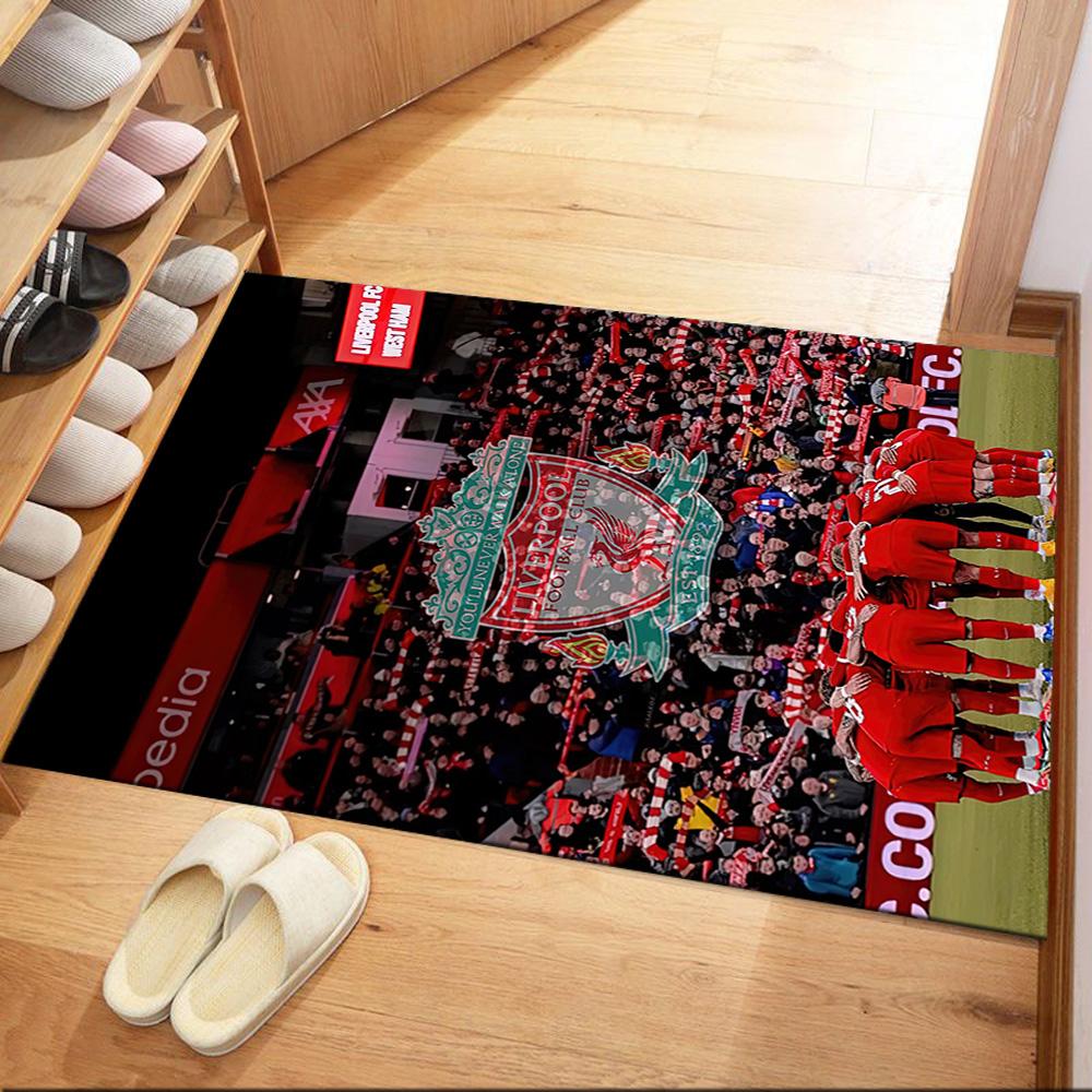 Liverpool Football Club Area Rug Perfect For Hallway Balcony Foyer Bedrooms Antislip Carpet Office Home Decor