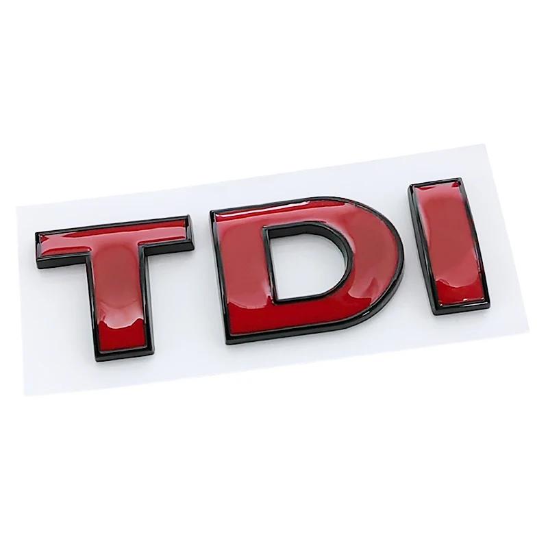 

2026 Горячий Для VOLKSWAGEN VW 3D ABS Черный Логотип Значок TDI Значок на Багажник Автомобиля Для VW Passat Jetta Touareg Tiguan Touran Golf 4 5 6 Cad красный черный