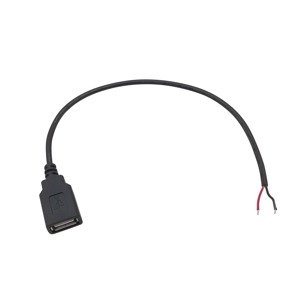 

5V 2/4 Pin Extension Connector Charging Cord Charger Wire Power Supply USB Cable Data Transmission 5pcs 2pin female-30cm