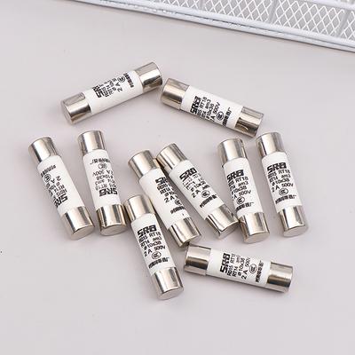 10 adet 500V 10*37Mm 2A-25A Dc Pv Güneş Seramik Sigorta Metal Alaşımları Güneş Enerjisi Sistemi Koruma Seramik Sigorta Tüpü