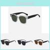 Gafas de sol cuadradas retro para hombre con lentes polarizadas Tac Uv400 para viajes casuales