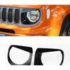 JIDIXIAN Fit for Jeep Renegade 2019-2026 Car Headlight Light Lamp Protective Decoration Cover Exterior Accessories