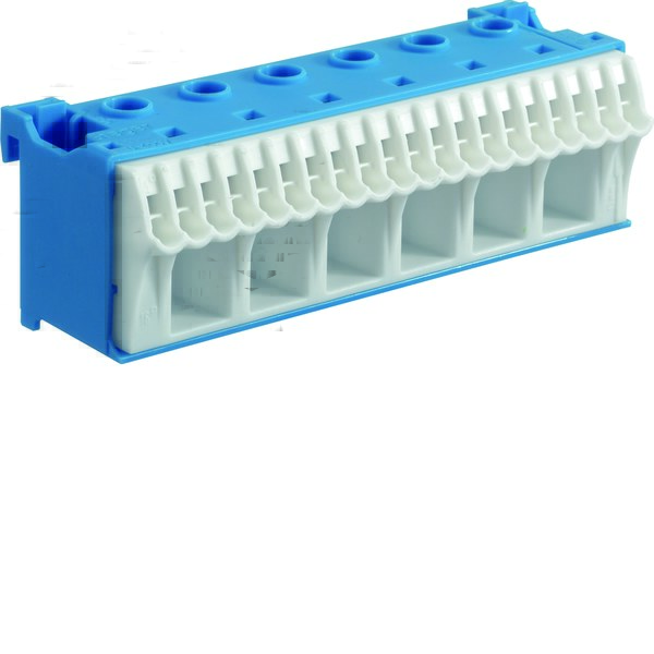 QC Self-clamping Block, Blue, 26 Terminals