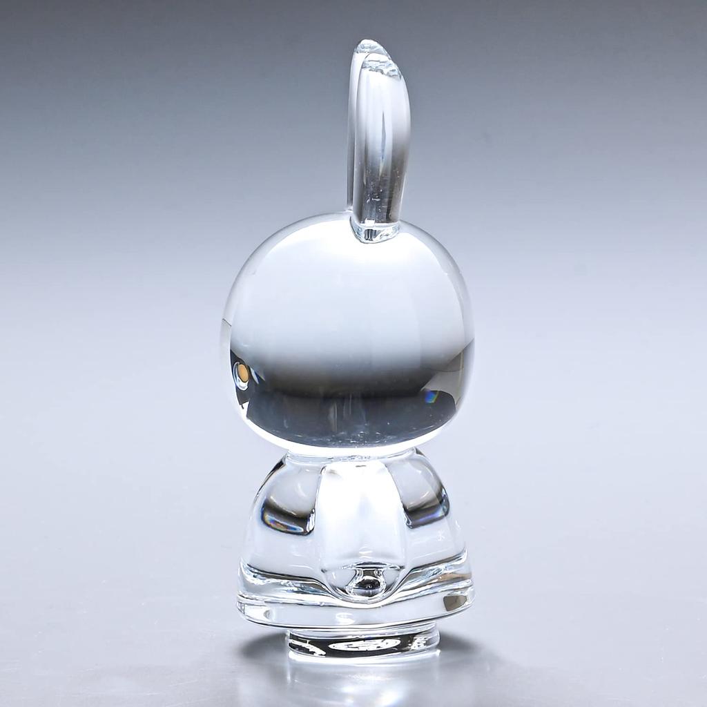 Baccarat 2022 Miffy Bunny Crystal Sculpture In Clear and 20k Gold, Rabbit (Zodiac Sign of the Rabbit), Item Number 2815127 [Parallel Import]