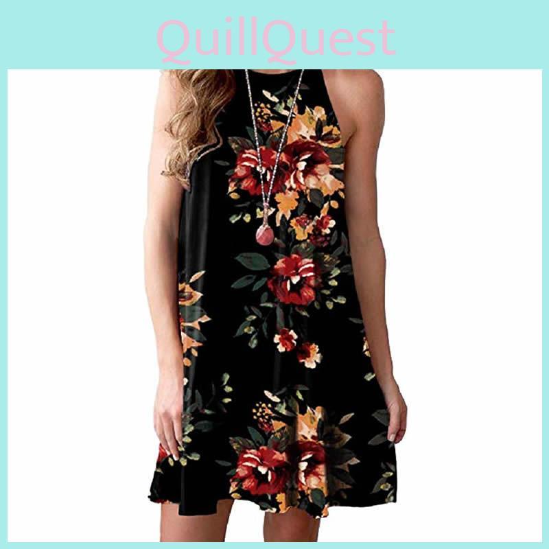Elegant Women Fashion Splicing Color Print Hanging Neck Hem Mini Dress In Premium Quality Materials