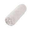 Drap Housse - Lin Lavé - 160 X 200 Cm - Blanc - Bonnet Élastique 30 Cm