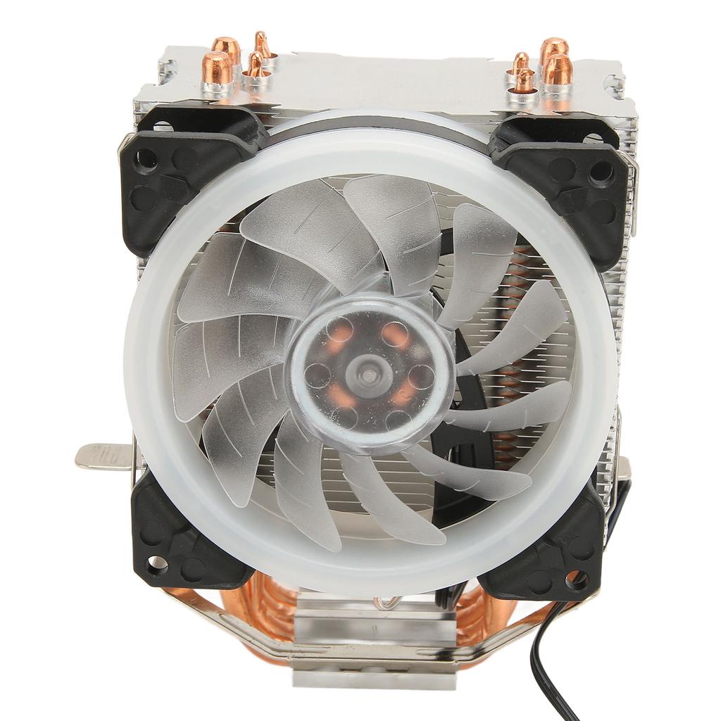 CPU-Kühler mit RGB-Beleuchtung 9,2cm Lüfter 12V 3PIN 4PIN Schnittstelle Plug and Play CPU-Kühlungs Lüfter Leiser CPU-Lüfter für Desktop