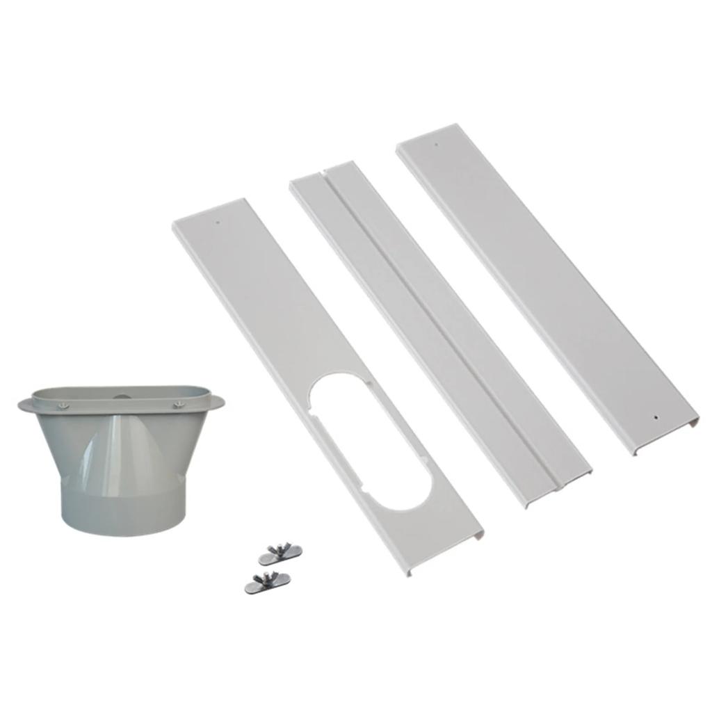 Air Conditioner Window Vent Exhaust Hose Lightweight Duct Extension Pipe Slide Plate Tube Connector Air Conditioning Wind Shield