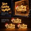 USB Plug Powered Merry Christmas Neon Sign Holiday Neon Light  Indoor Outdoor Decoration