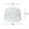 Porta Torta con Manico per Muffin, Crostate, Biscotti, Dessert, Contenitore per Cupcake per Feste