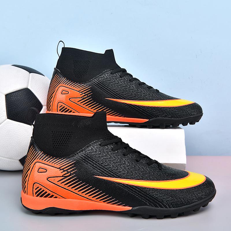 Export Firm Ground  TF Studded Football Shoes Factory Direct Wholesale Professional Training Cleats 36-45 36