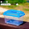 Transparent Multi-Size Handheld Pet Breeding Box and Tank for Turtles, Goldfish, and Hamsters