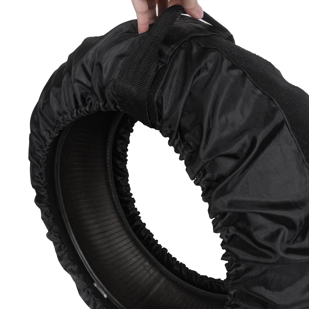 MOTO4U Wheel Cover Tire Bag Windproof Forest UV Proof Easy to Clean Proof