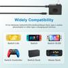 Charger for Nintendo Switch/OLED/Lite, Support Switch TV Dock Mode, 15V 2.6A Fast Charging Adapter with 5FT Charger Cable