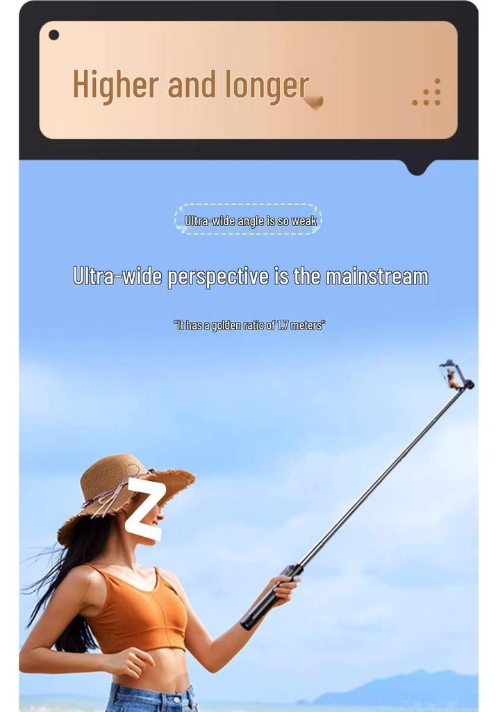 Bluetooth Selfie Stick Tripod: Portable, Multifunctional Phone Holder