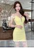 New sexy dress temperament slim skirt waist thin women's night game foot bath soft technician clothes