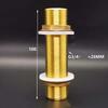 Various 1/2" 3/4" 1" BSP Male Brass Water Tank Bulkhead Pipe Fitting Connector Coupler Adapter Home Garden Hole Drainer