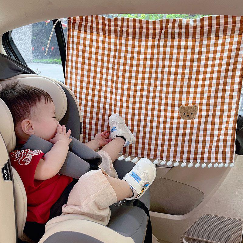 Parasol Universal para Ventana Trasera de Coche para Bebé - Cortina con Ventosa