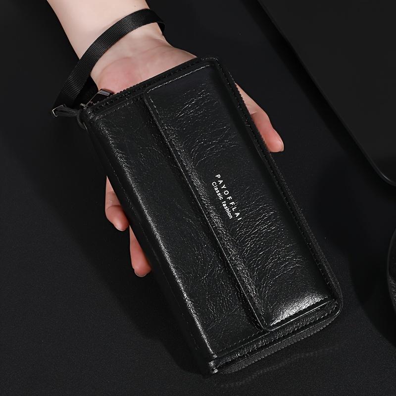 Men's Wallet, Fashionable Multifunctional Zippered Cardholder, Versatile Multi-card Slot Card Case