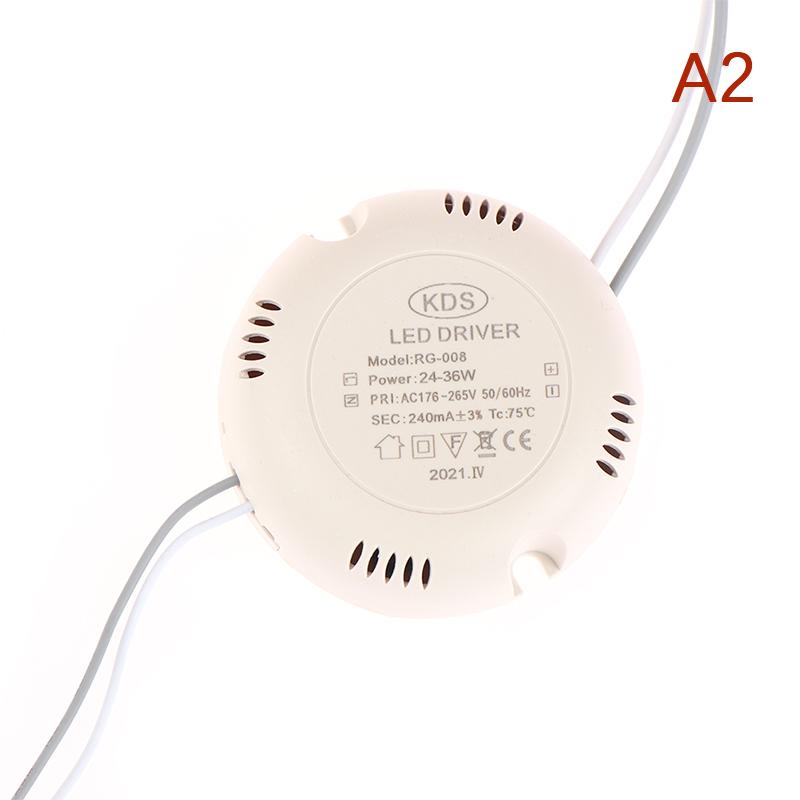 LED Driver Current 240-300mA 8-24W, 25-36W SMD PCB Light Ceiling Power Supply Double Color 3Pin Lighting Transformers AC176-265V