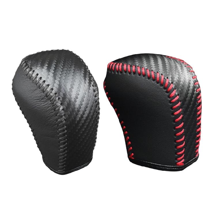 Leather Gear Shifts Knob Protector Car Gear Knob Sleeve Auto Shifters Knob Cover Vehicle Accessories Suitable for Vehicle