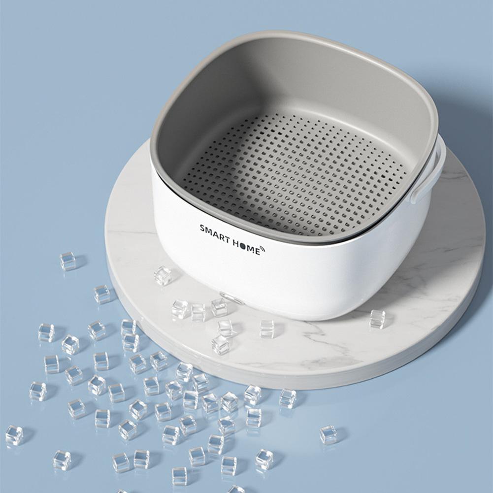 Ultrasonic Vegetable Washing Machine Food Purifier Automatic Residue Removal Portable Fruit and Vegetable Drain Basket