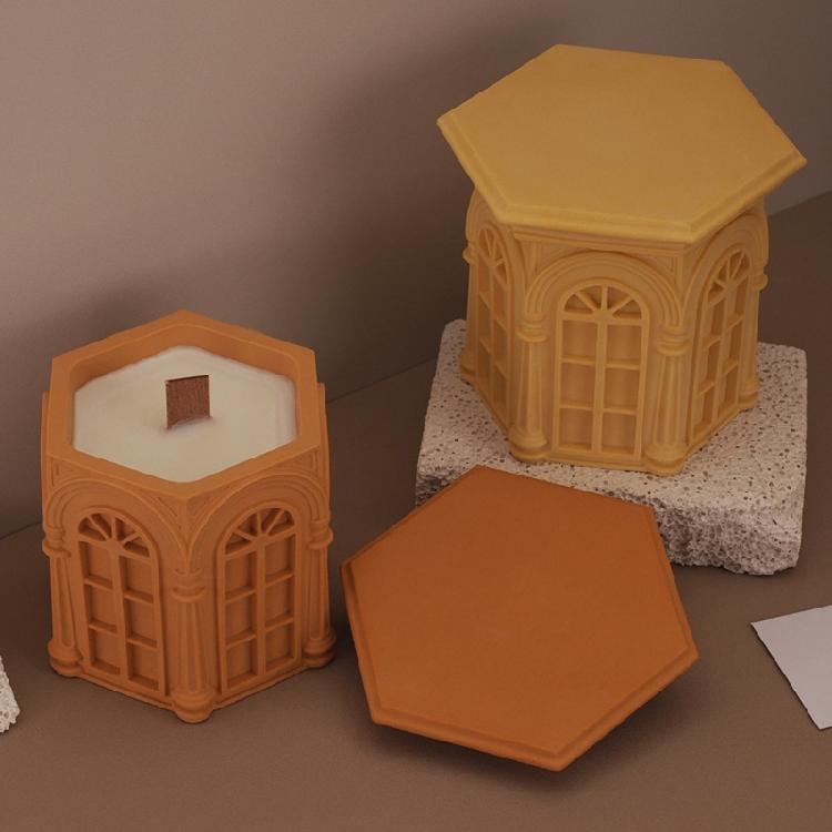 Silicone Candle Cup Molds Silicone Jar Moulds Silicone Texture Candle Holder Mold Storage Box Molds Perfect for Crafting