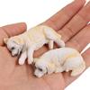 Sleeping Dog Toy Figure Home Decor Golden Retriever Model Dog Car Ornaments  Dashboard Tabletop