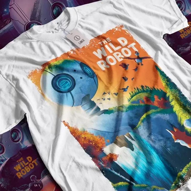 Aesthetic Vintage The Wild Robot Animation Movie Streetwear T Shirt