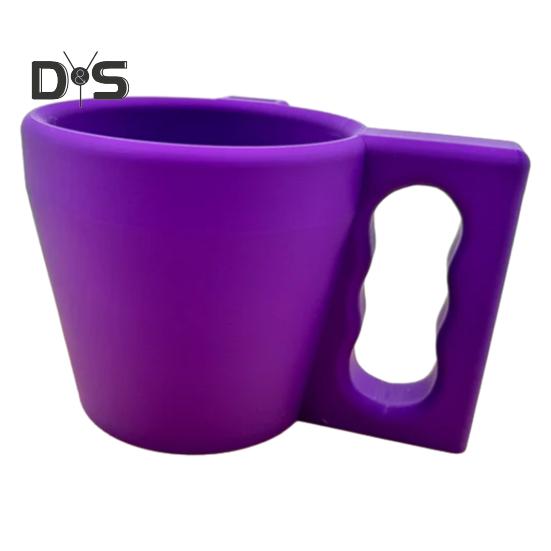 

Держатель для пинты мороженого с ложкой, ручка-антифриз, многоразовые, напечатанные на 3D-принтере, удобные изолированные контейнеры, рукава для йогурта и заморозки фиолетовый