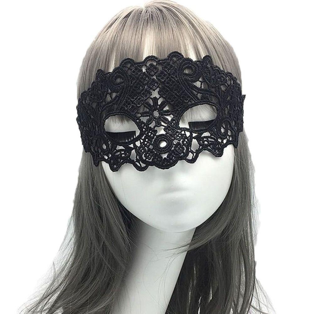 Fancy Hollow Lace Eye Mask Face Mask Lace Masquerade Gift Dance Masks  Queen